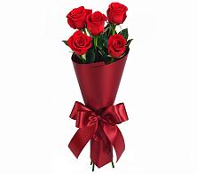 Букет 5 Красных роз Эдлесс Лав в Торгашино