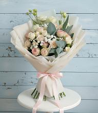 Букет цветов из:  Розы и Лизиантусы #REPLACE_PRED# Торгашино
