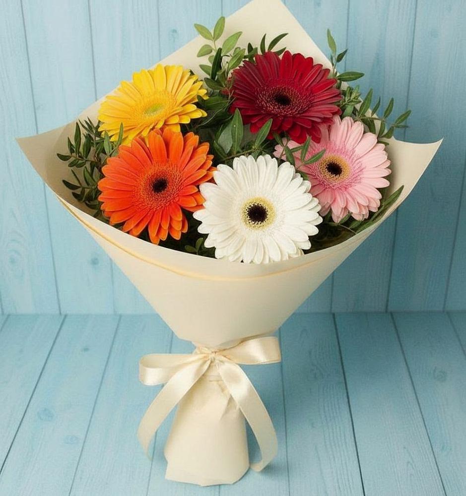 Букет цветов из: Герберы в Торгашино