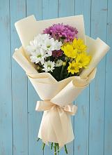 Букет цветов из:  Хризантемы в Торгашино