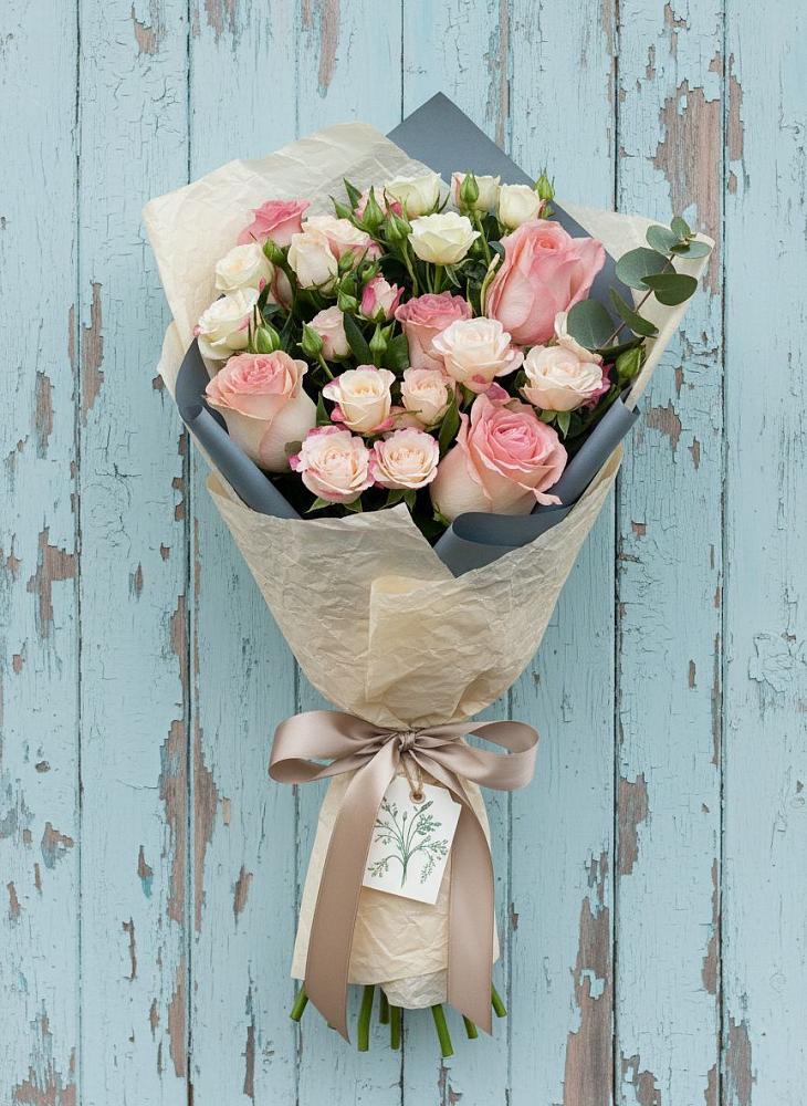 Букет цветов из: Розы в Торгашино