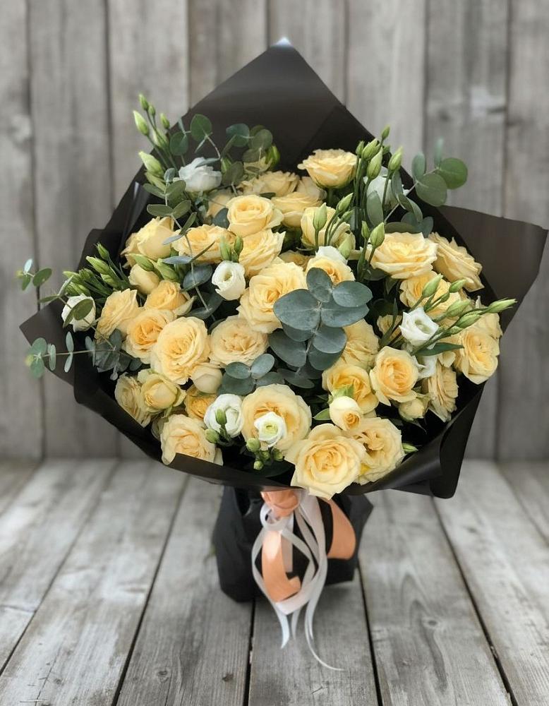 Букет цветов из: Розы и Лизиантусы в Торгашино