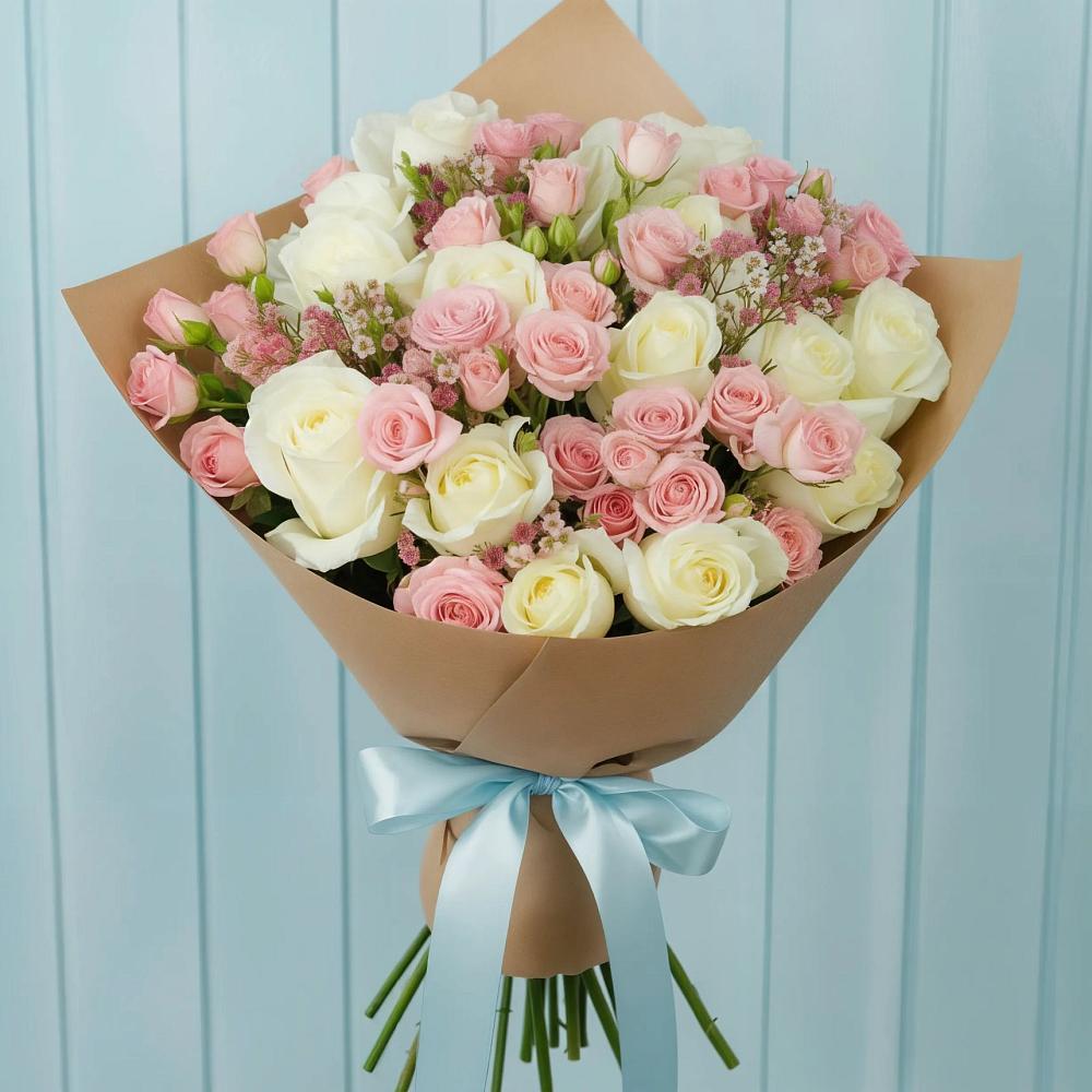 Букет цветов из: Розы в Торгашино