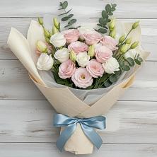 Букет цветов из:  Лизиантусы в Торгашино