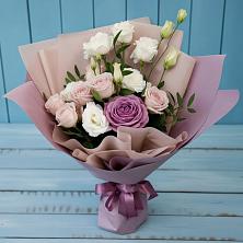 Букет цветов из:  Розы и Лизиантусы в Торгашино