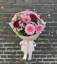 Букет цветов из:  Герберы и Хризантемы #REPLACE_PRED# Торгашино