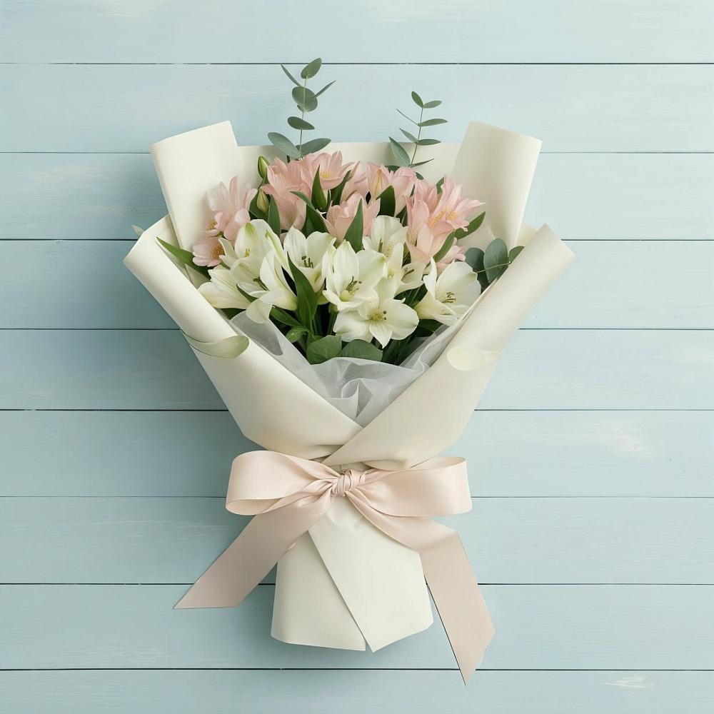 Букет цветов из: Альстромерии в Торгашино